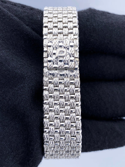 Piaget 976 D23 Opal Dial Diamond 18K White Gold Ladies Watch - Watches