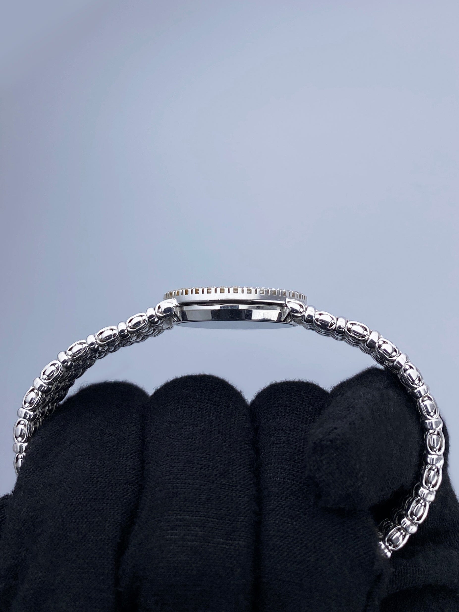 Piaget 976 D23 Opal Dial Diamond 18K White Gold Ladies Watch - Watches