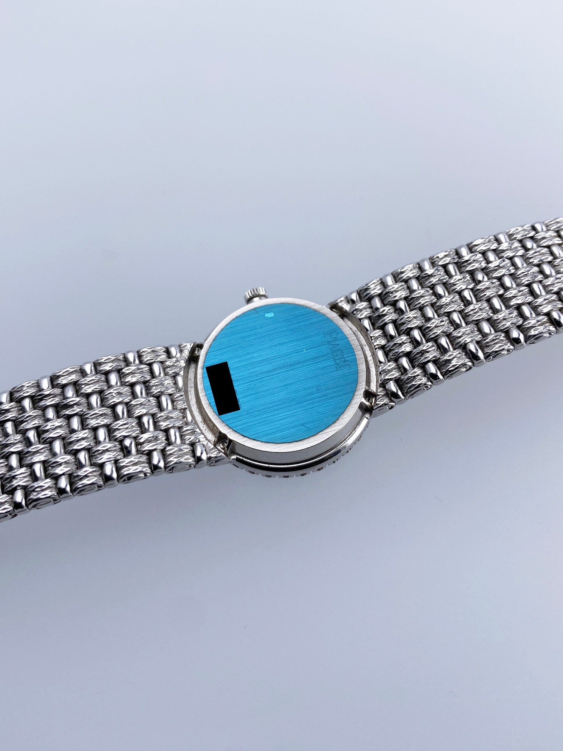 Piaget 976 D23 Opal Dial Diamond 18K White Gold Ladies Watch - Watches