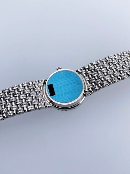 Piaget 976 D23 Opal Dial Diamond 18K White Gold Ladies Watch - Watches