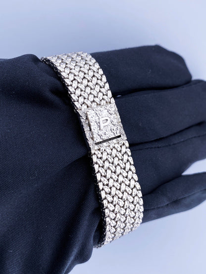Piaget 9802D2 Lapis Lazuli Pave Dial 18K White Gold Ladies Watch - Virtual