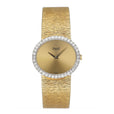 Piaget 9806 A6 Diamond Champagne Dial 18K Yellow Gold Ladies Watch - Watches