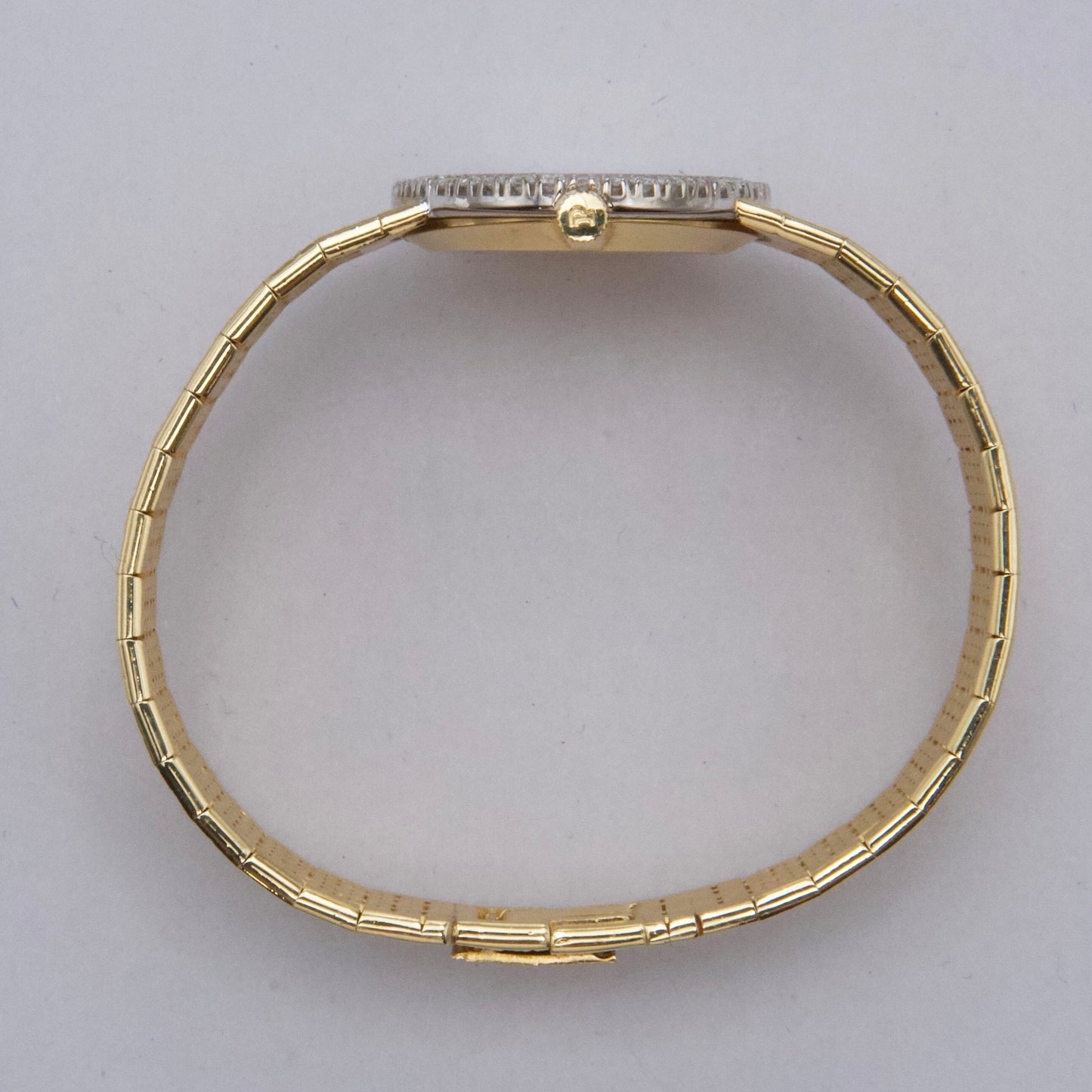 Piaget 9806 A6 Diamond Champagne Dial 18K Yellow Gold Ladies Watch - Watches