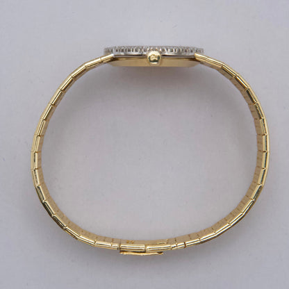 Piaget 9806 A6 Diamond Champagne Dial 18K Yellow Gold Ladies Watch - Watches