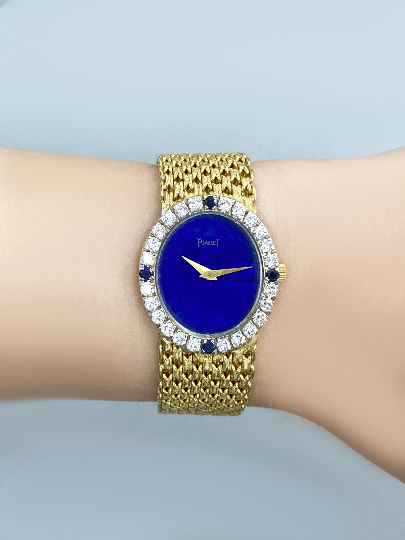 Piaget 9814N24 Laois Dial Diamond 18K Yellow Gold Ladies Watch - Watches