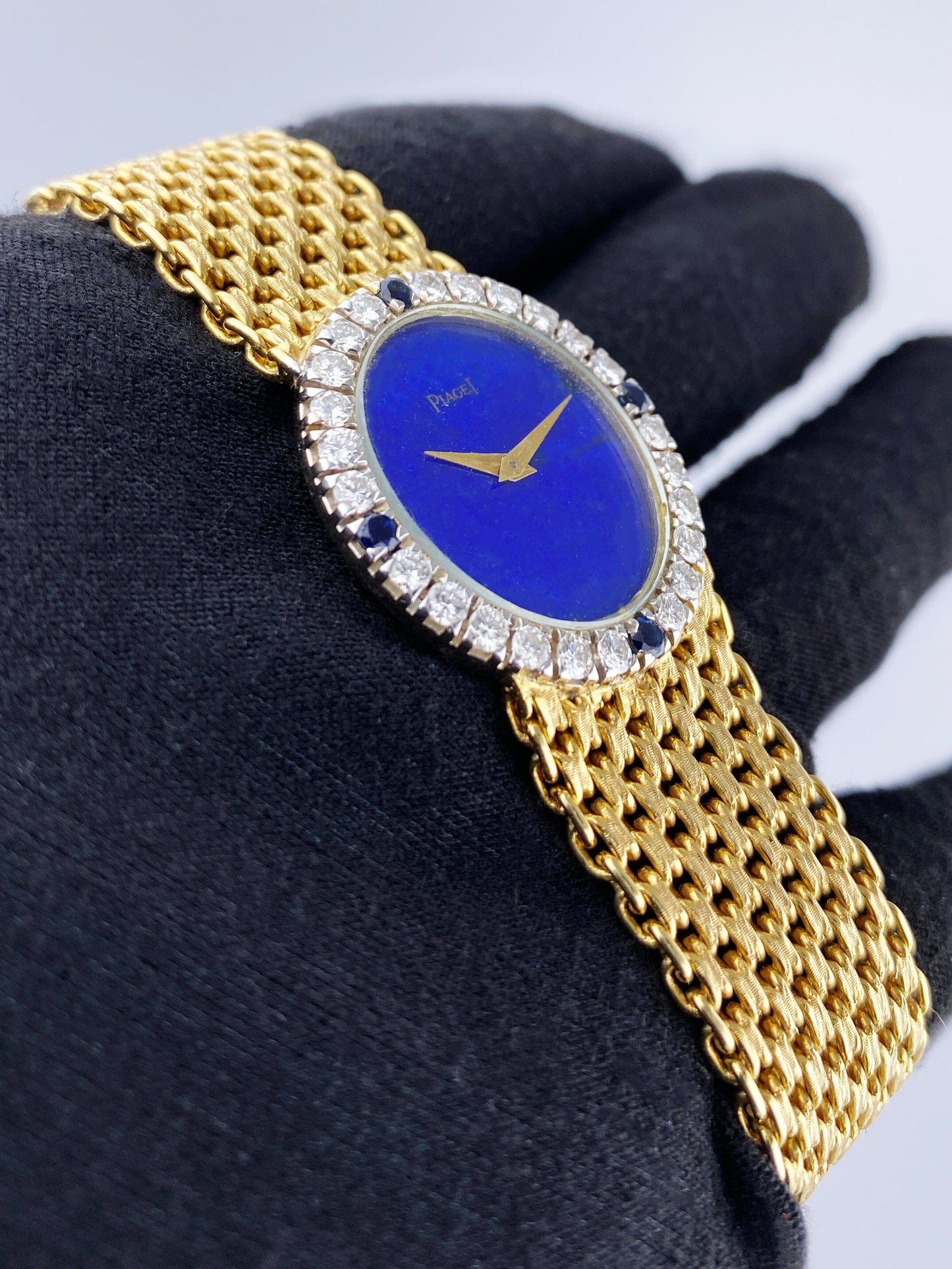Piaget 9814N24 Laois Dial Diamond 18K Yellow Gold Ladies Watch - Watches