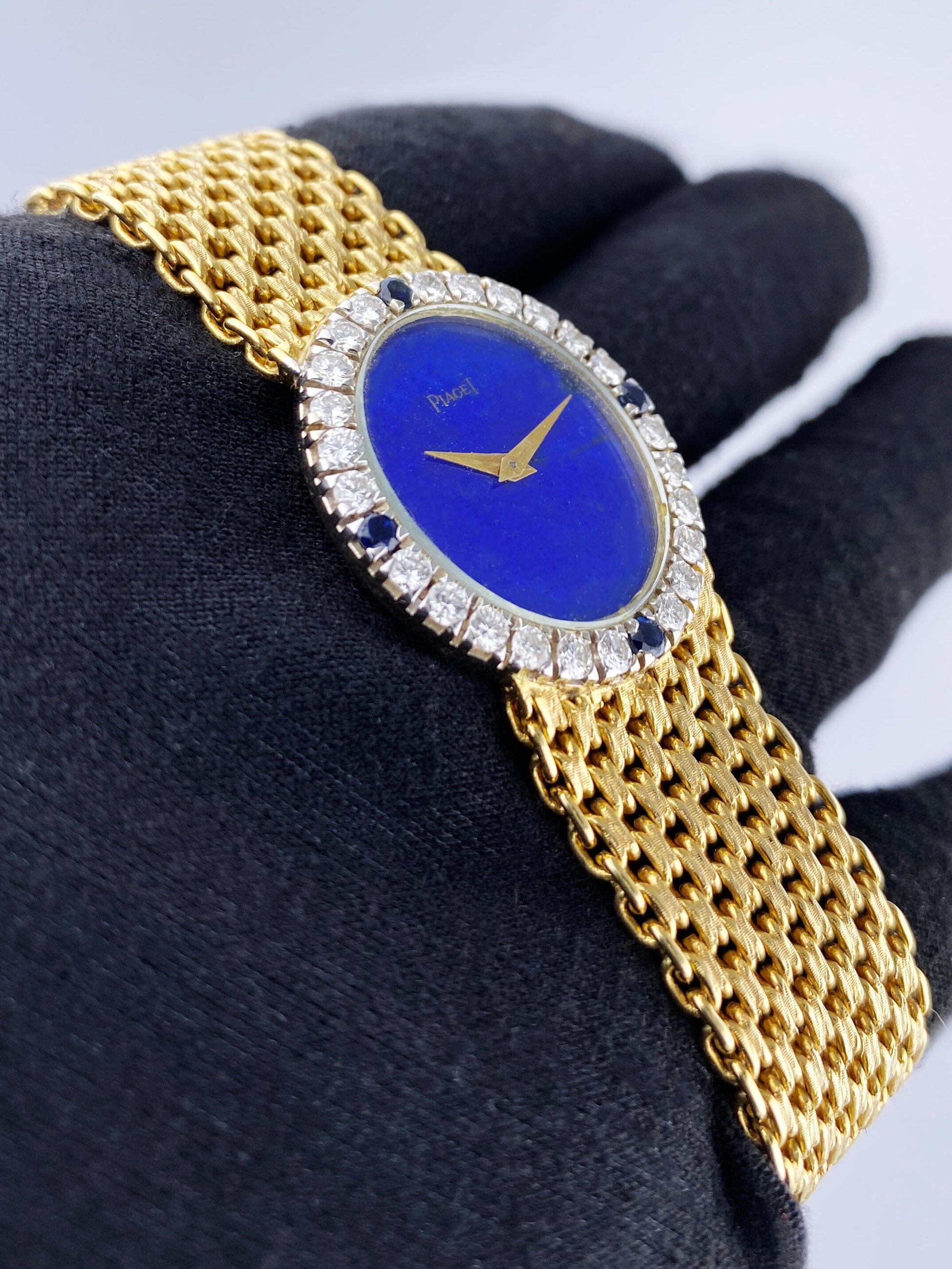Piaget 9814N24 Laois Dial Diamond 18K Yellow Gold Ladies Watch - Watches