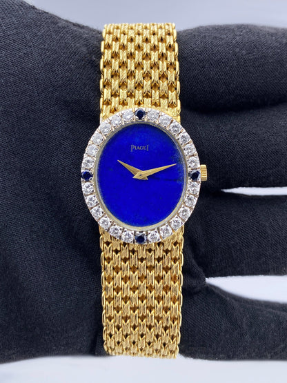 Piaget 9814N24 Laois Dial Diamond 18K Yellow Gold Ladies Watch - Watches