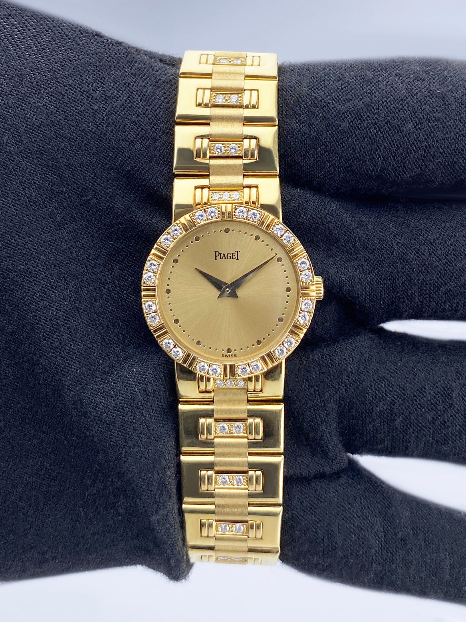 Piaget Dancer 80564 K818 Diamond Champagne Dial Ladies Watch - Watches