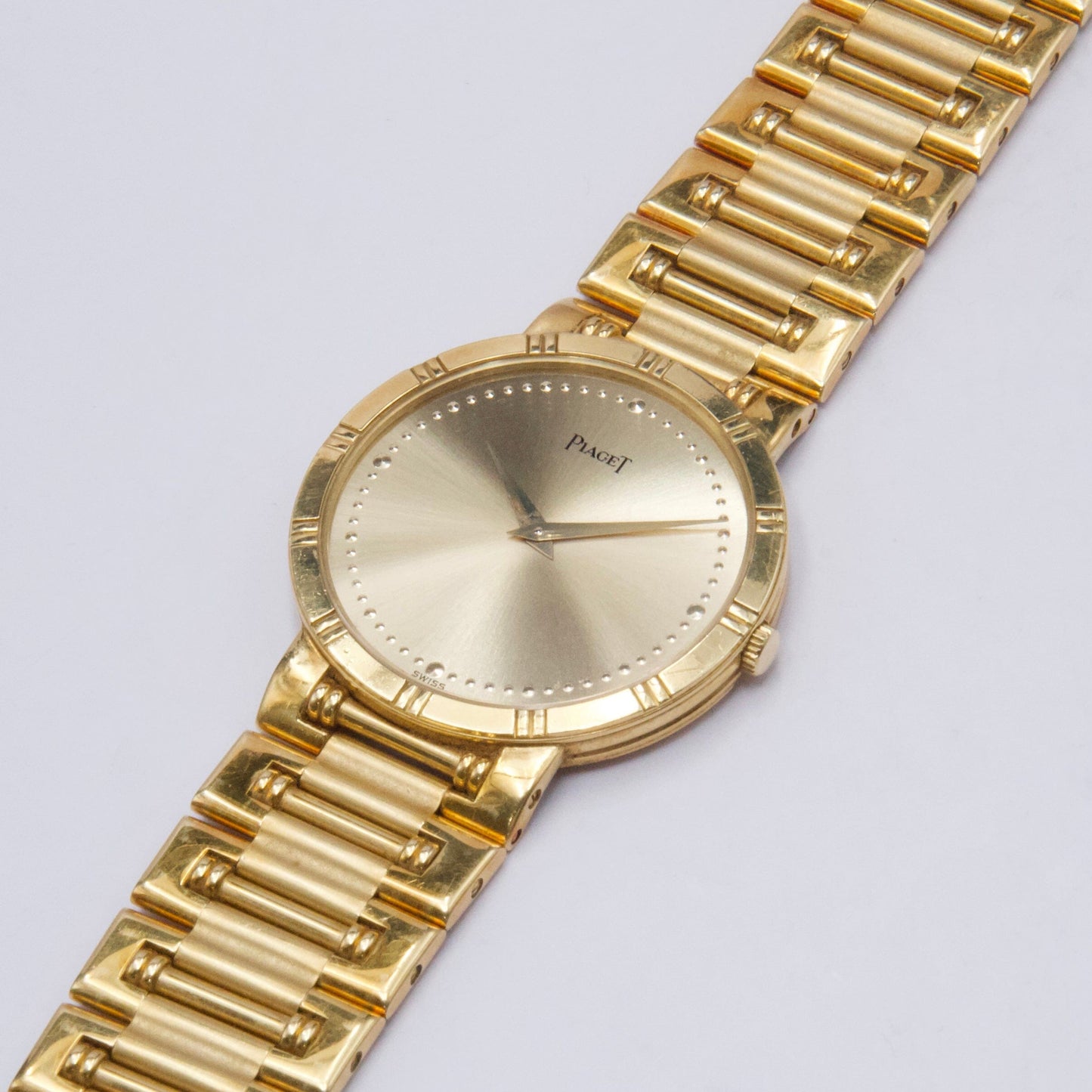 Piaget Dancer 84023 K81 Champagne Dial 18K Yellow Gold Ladies Watch - Watches