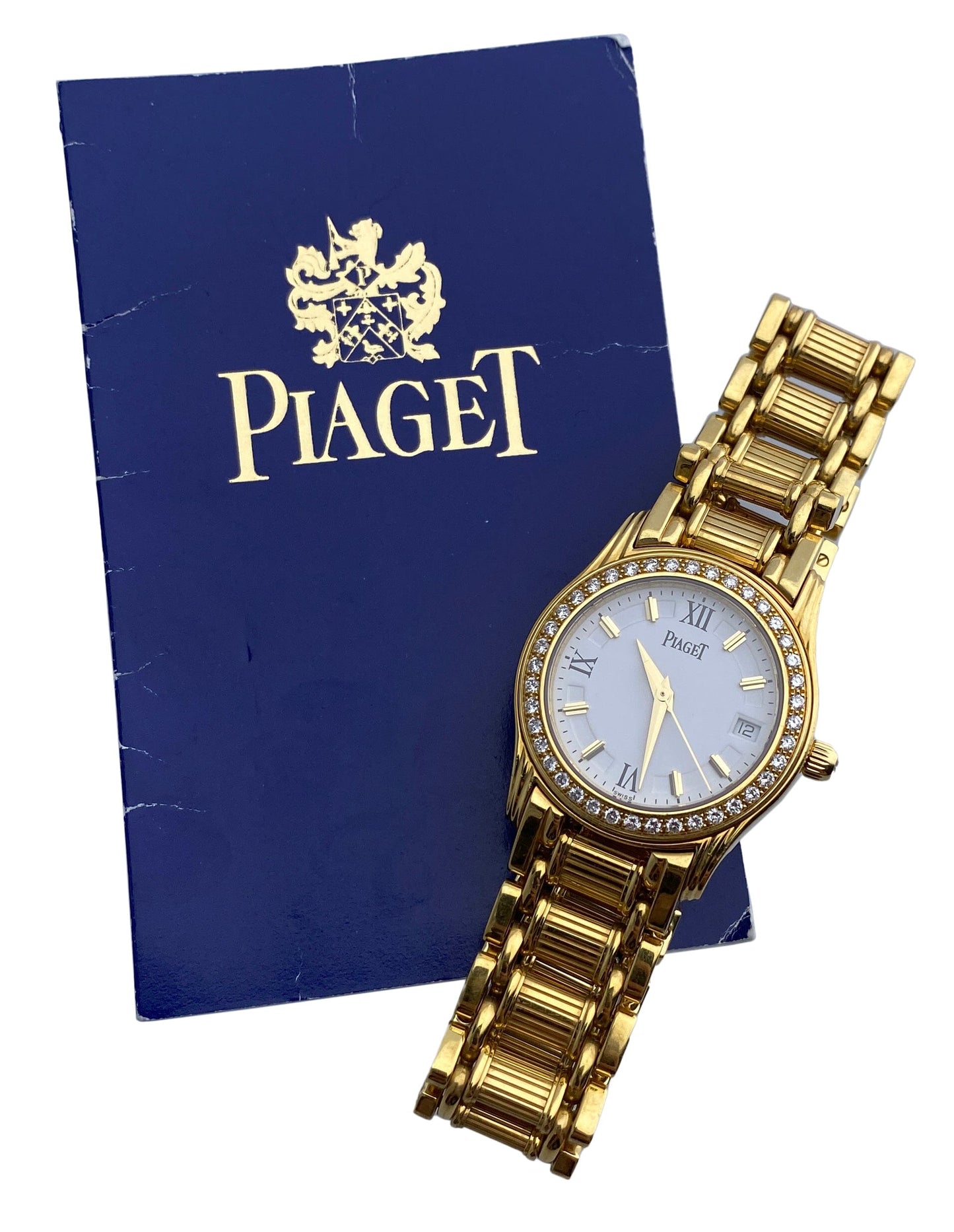 Piaget Polo 2nd Gen 22005M501D Diamond Bezel Ladies Watch Box Papers - Virtual