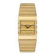 Piaget Polo Square 7131 C701 Diamond 18K Yellow Gold Mens Watch - Watches