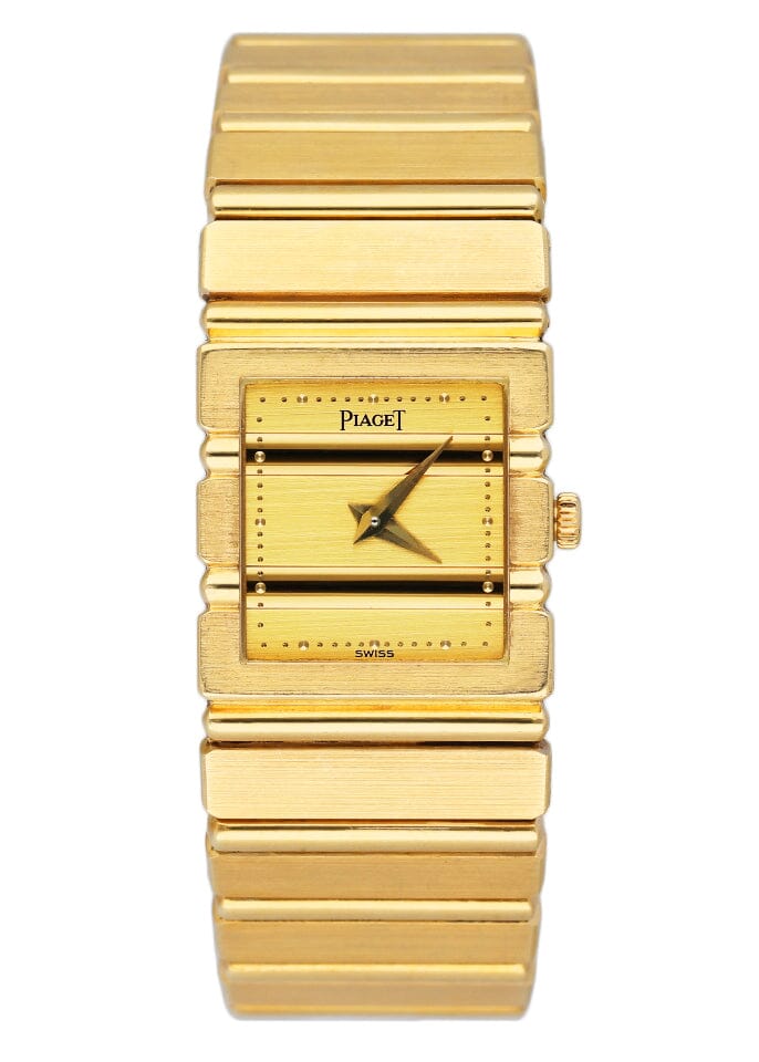 Piaget Polo Square 8131 C701 18K Yellow Gold Ladies Watch - Watches