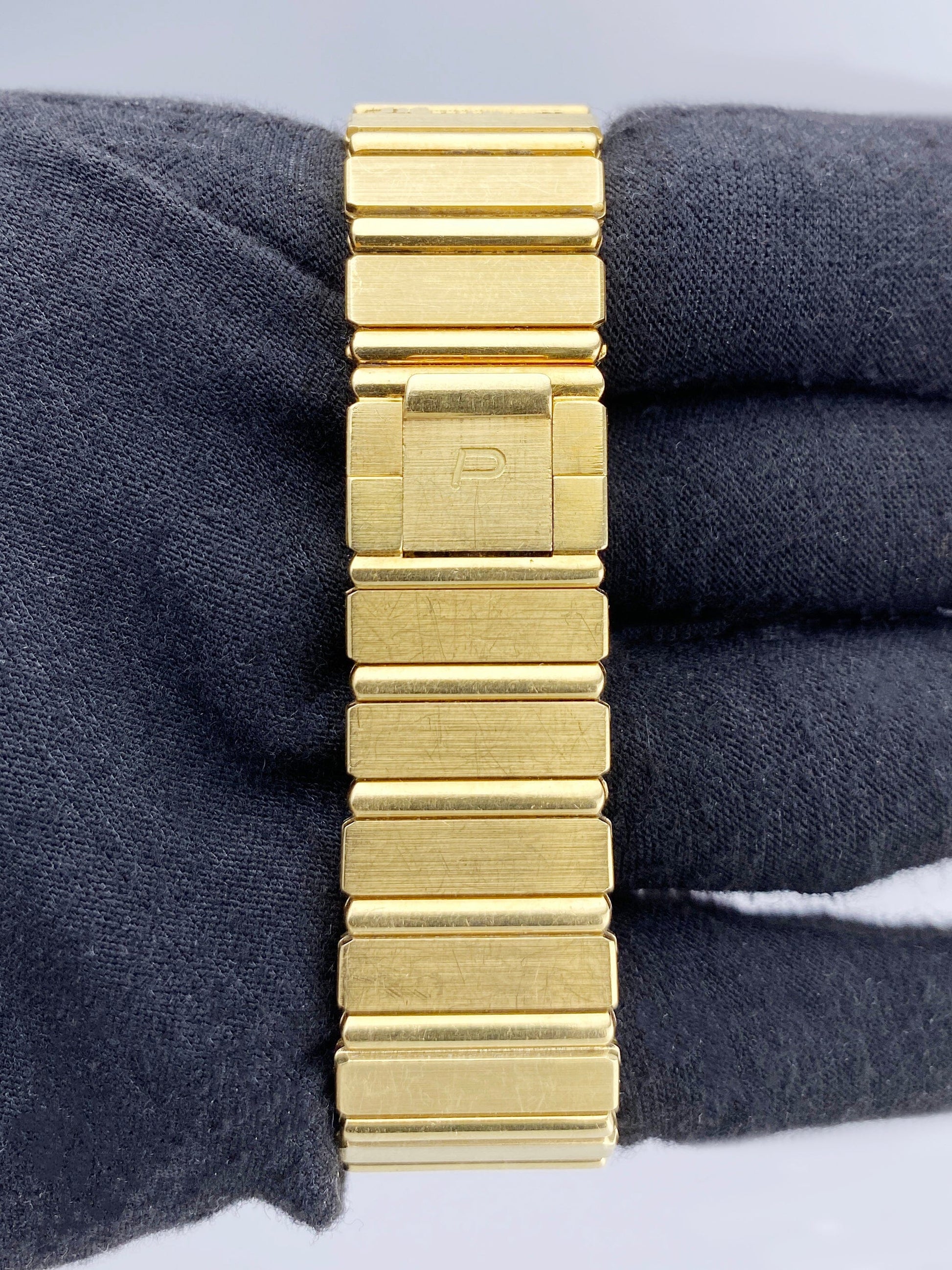 Piaget Polo Square 8131 C701 18K Yellow Gold Ladies Watch - Watches