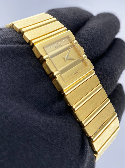 Piaget Polo Square 8131 C701 18K Yellow Gold Ladies Watch - Watches