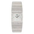 Piaget Polo Square 9131 C505 Emerald Pave Dial 18K White Gold Watch - Watches