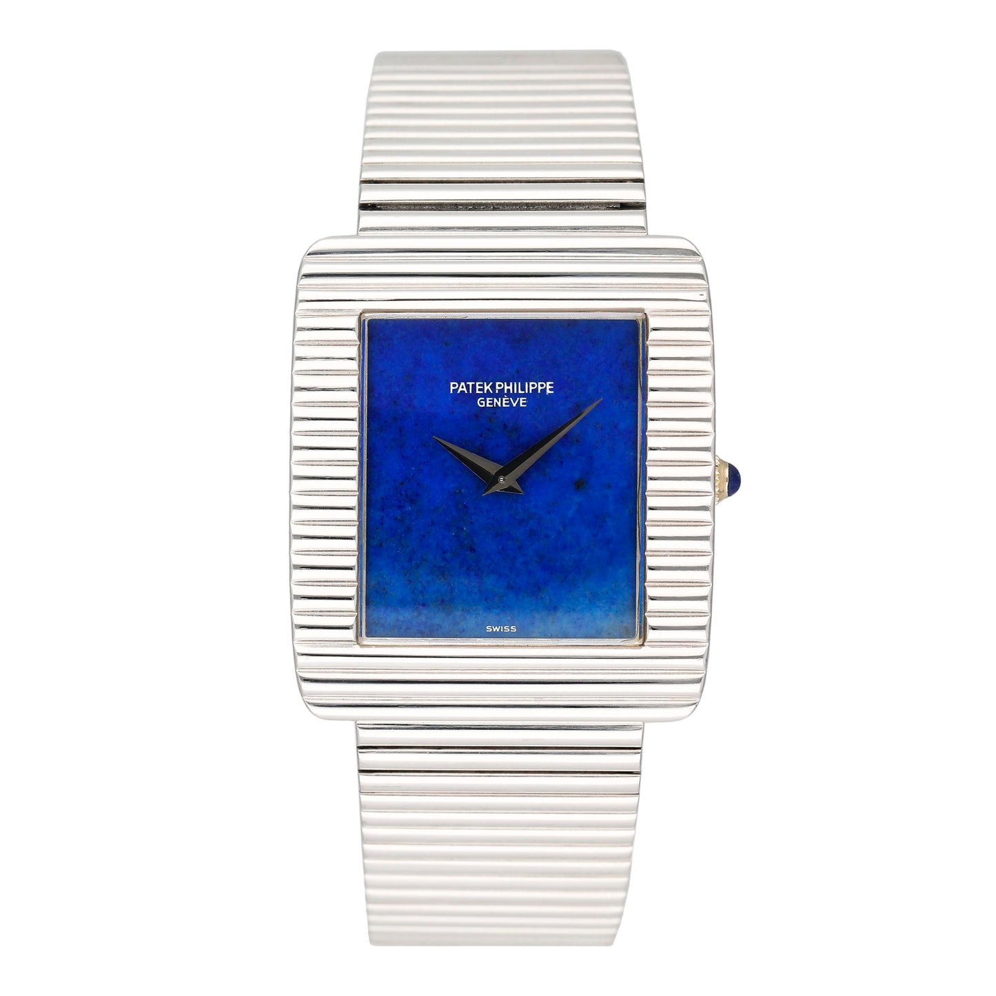 Rare c Lapis Lazuli Dial 18K White Gold Watch Box Archives