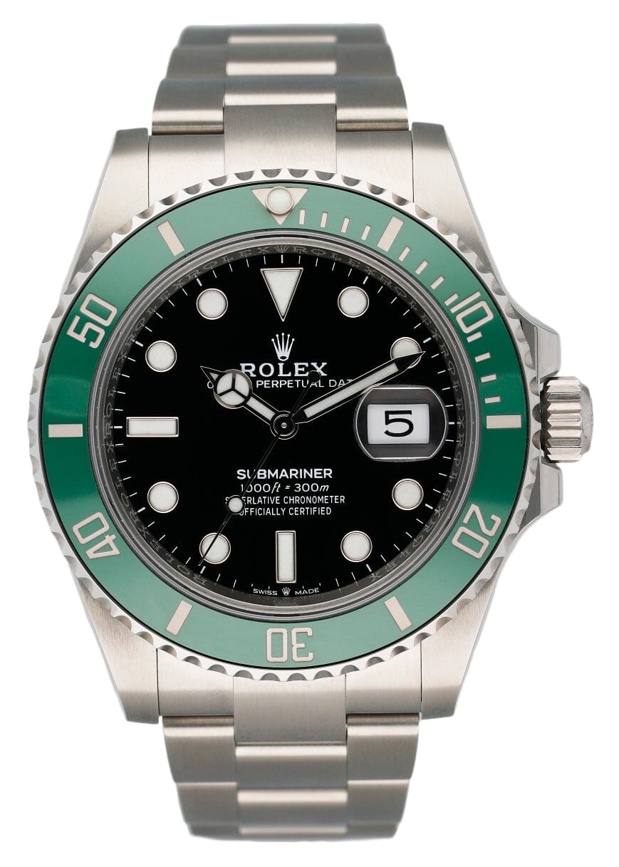 Rolex Submariner Kermit Green Ceramic Bezel Mens Watch 126610LV Box Card