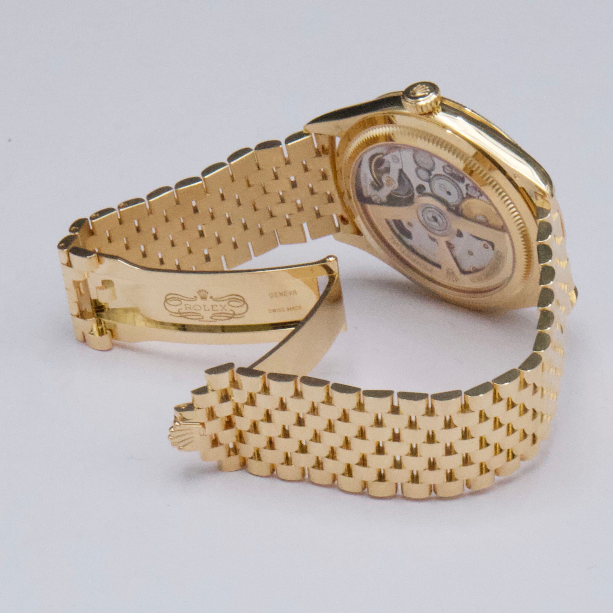 Rolex 1908 52508 White Dial 18K Yellow Gold Mens Watch Box – Phigora