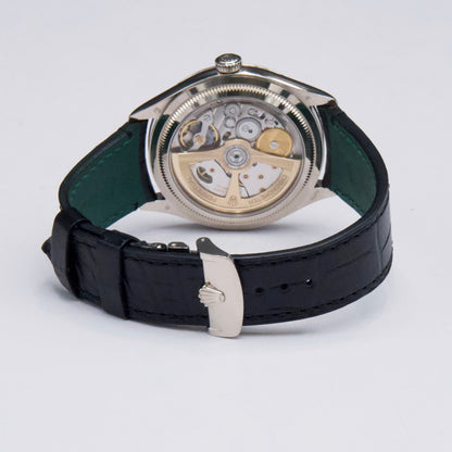 Rolex 1908 Intense White Dial 18k Gold Mens Watch Box Papers - Watches