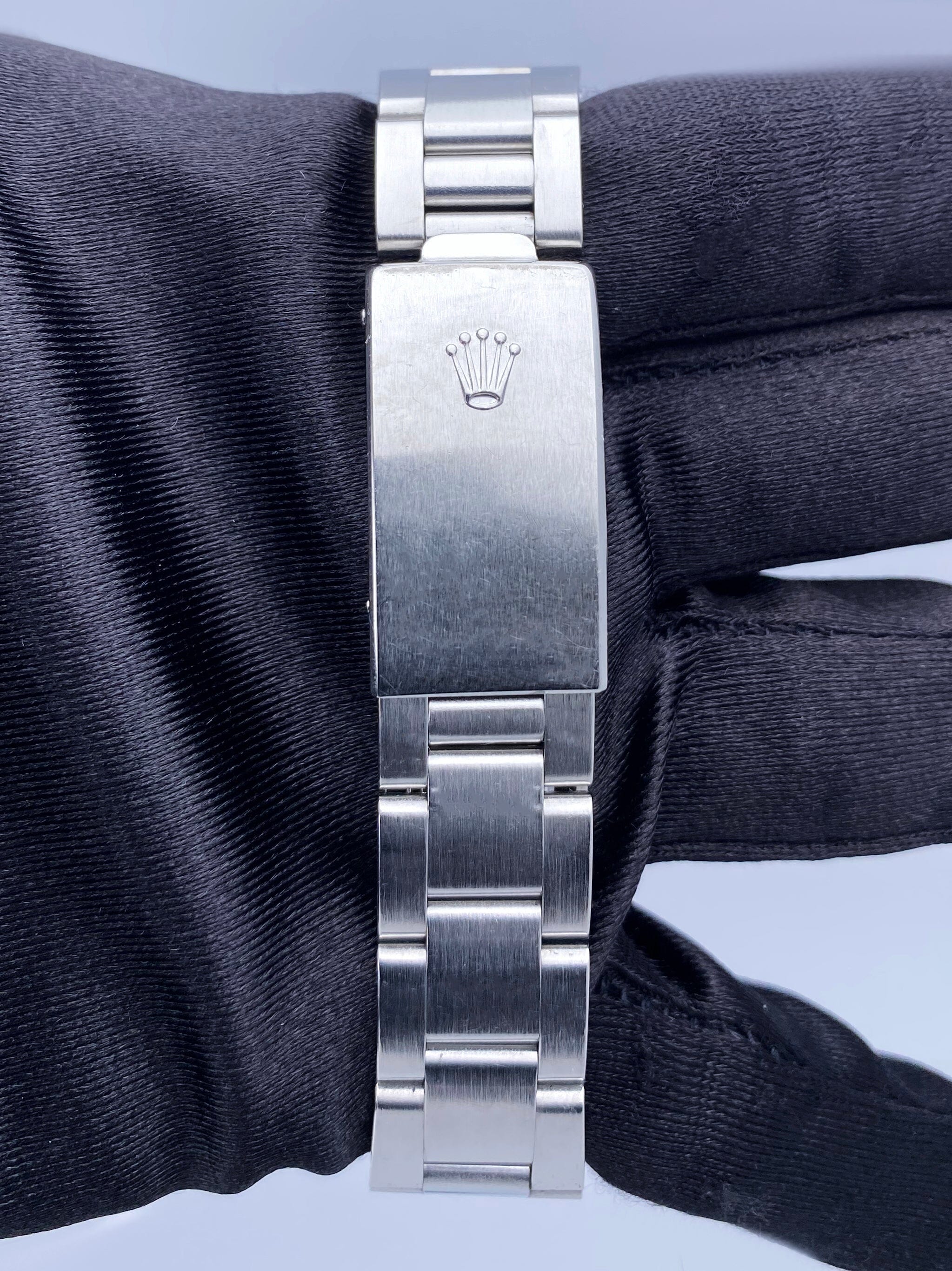 Rolex Air King 14000M Blue Dial Steel Mens Watch Box Papers – Phigora