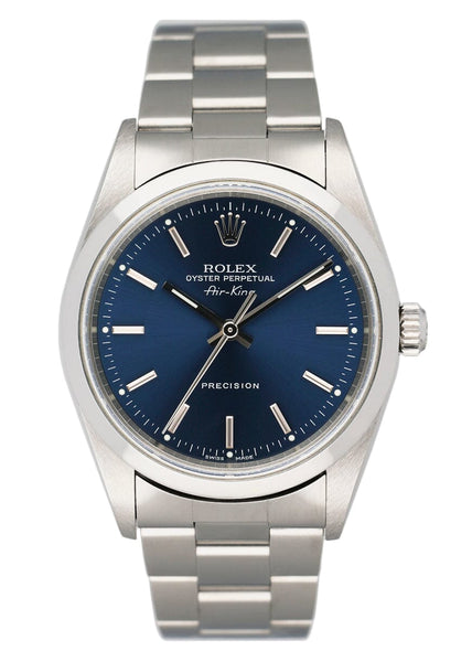 ロレックス エアキング AIR KING 14000M ブルー rolex-air-king-14000m-blue-