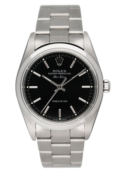 Rolex Air King Precision 14000M Mens Watch Box Papers - Wristwatch
