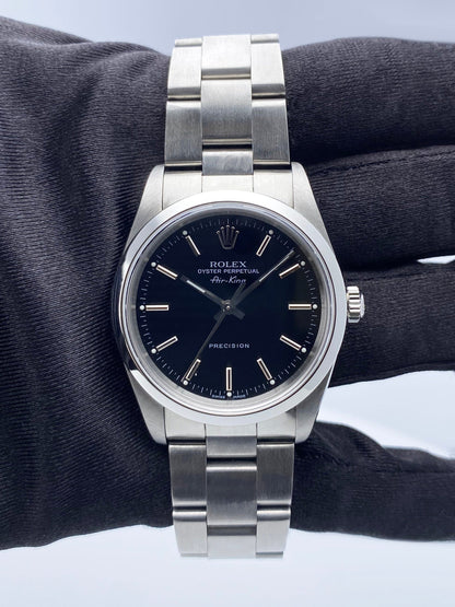 Rolex Air King Precision 14000M Mens Watch Box Papers - Wristwatch