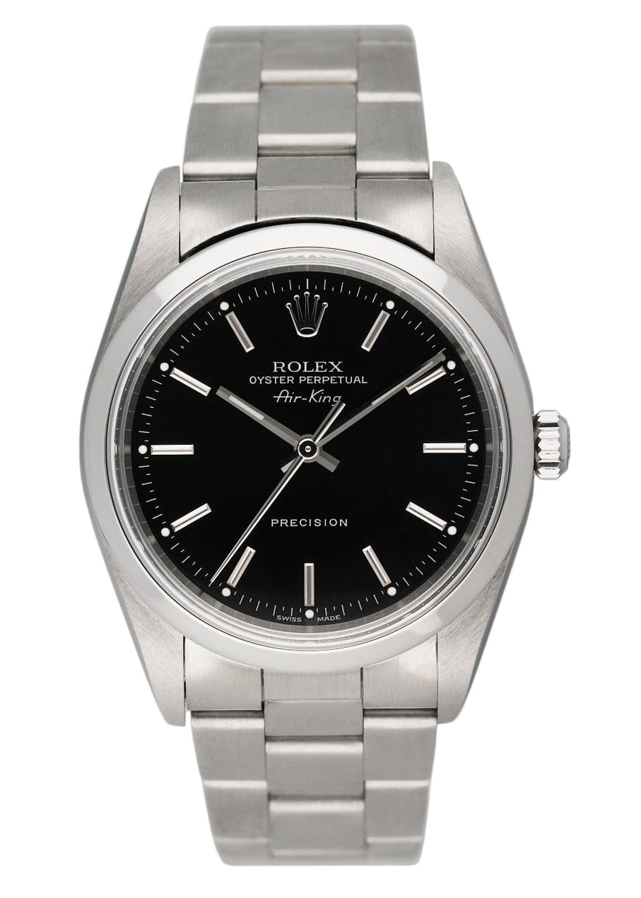 Rolex Air King Precision 14000M Mens Watch Box Papers - Wristwatch