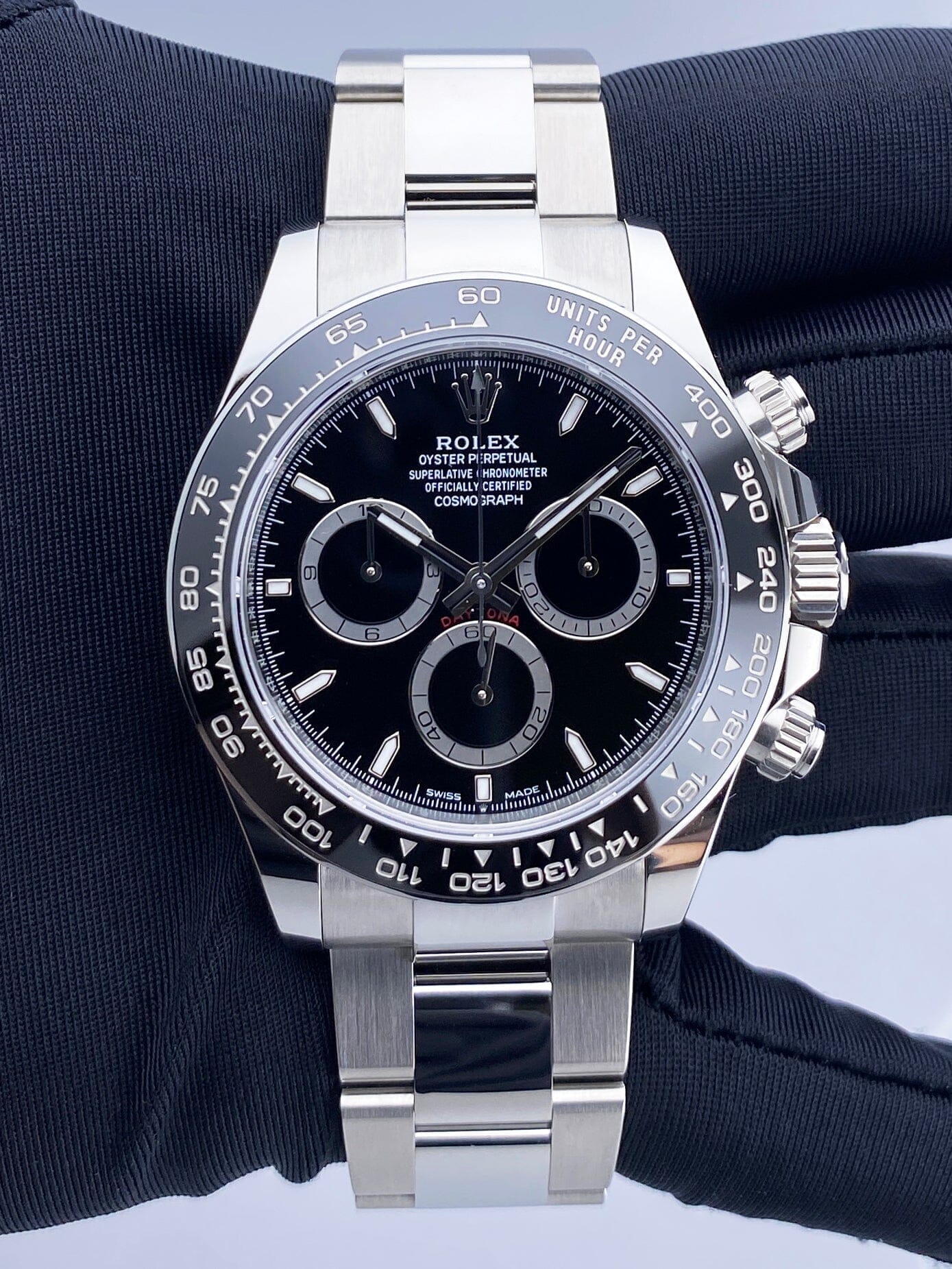 Rolex Cosmograph Daytona 126500LN Black Dial Mens Watch Box Papers - Watches