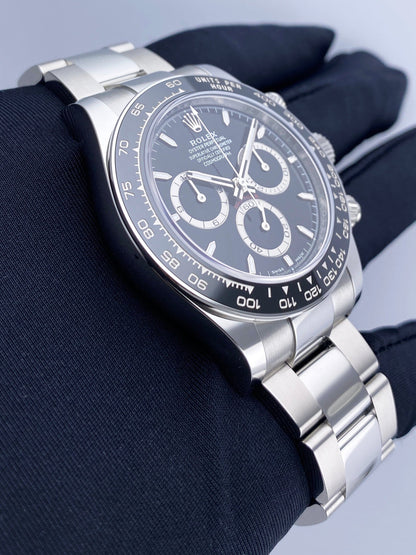 Rolex Cosmograph Daytona 126500LN Black Dial Mens Watch Box Papers - Watches