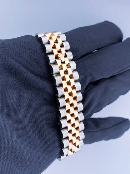 Rolex Datejust 116231 MOP Diamond Dial 18K Rose Gold Steel Watch - Virtual