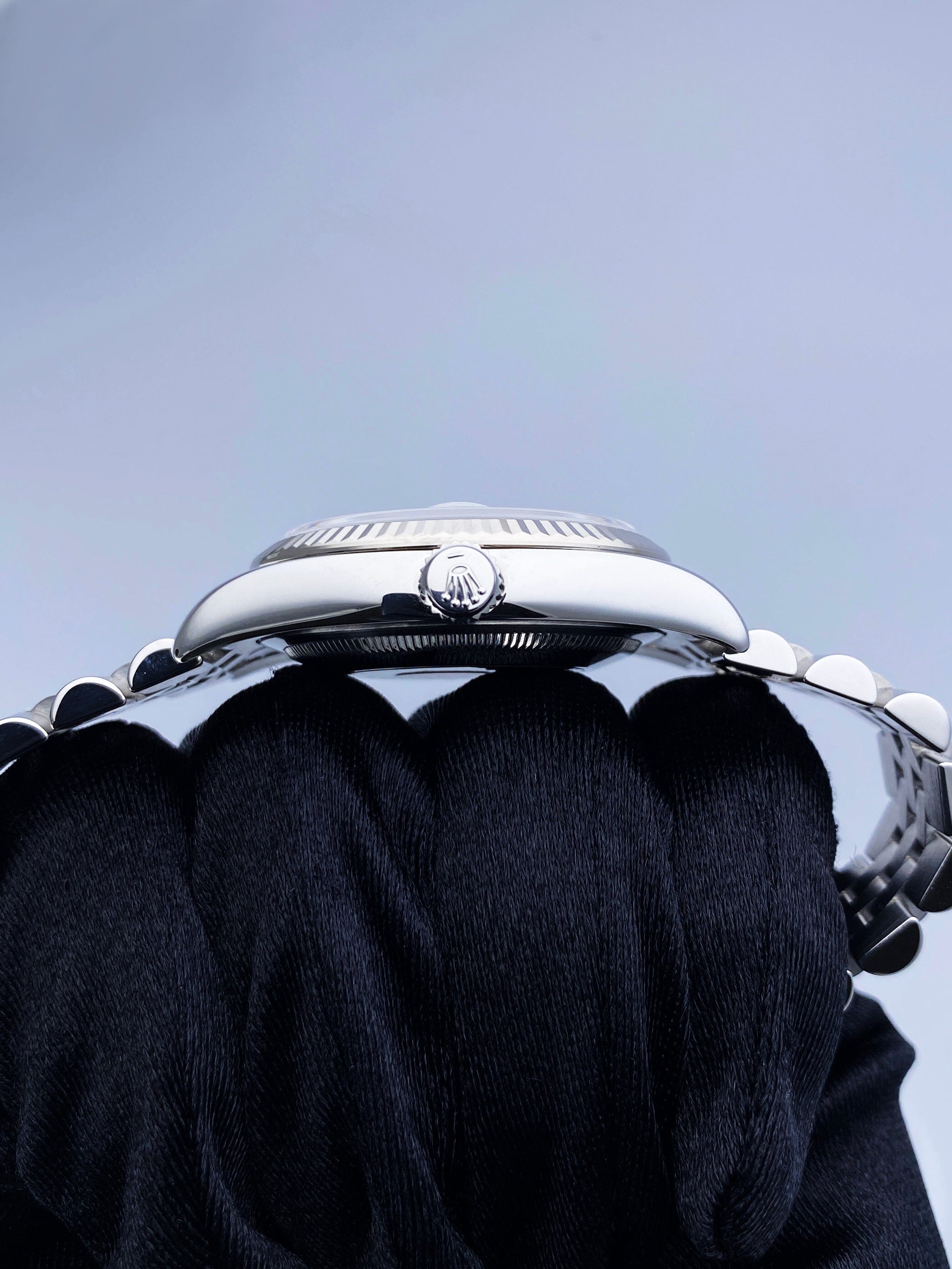 ビークワ Rolex Datejust Turn-O-Graph 116264 White – Belmont Watches