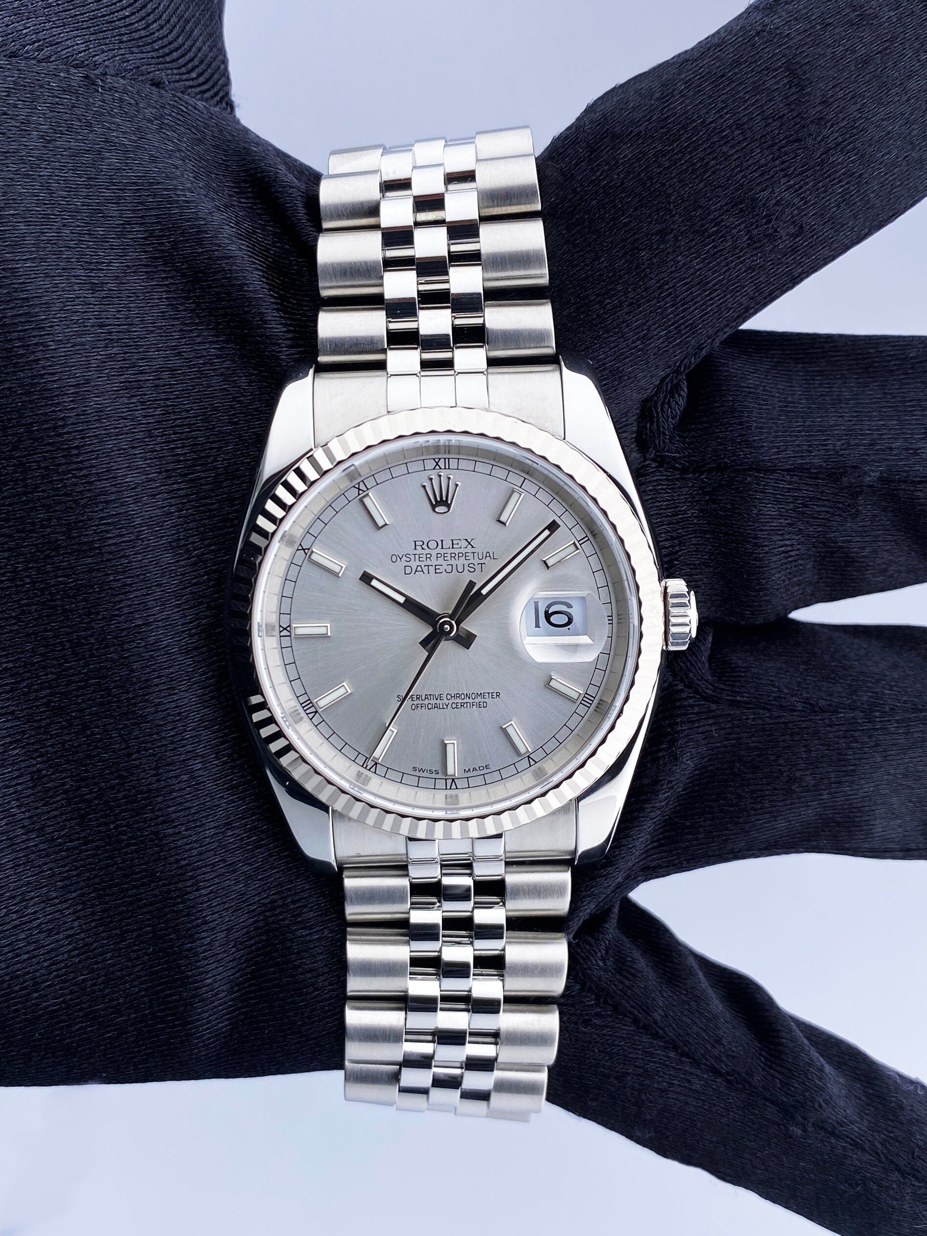 Rolex Datejust 116234 Silver Dial Mens Watch – Phigora