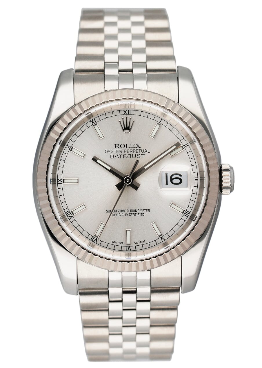 Rolex Datejust 116234 Silver Dial Mens Watch – Phigora