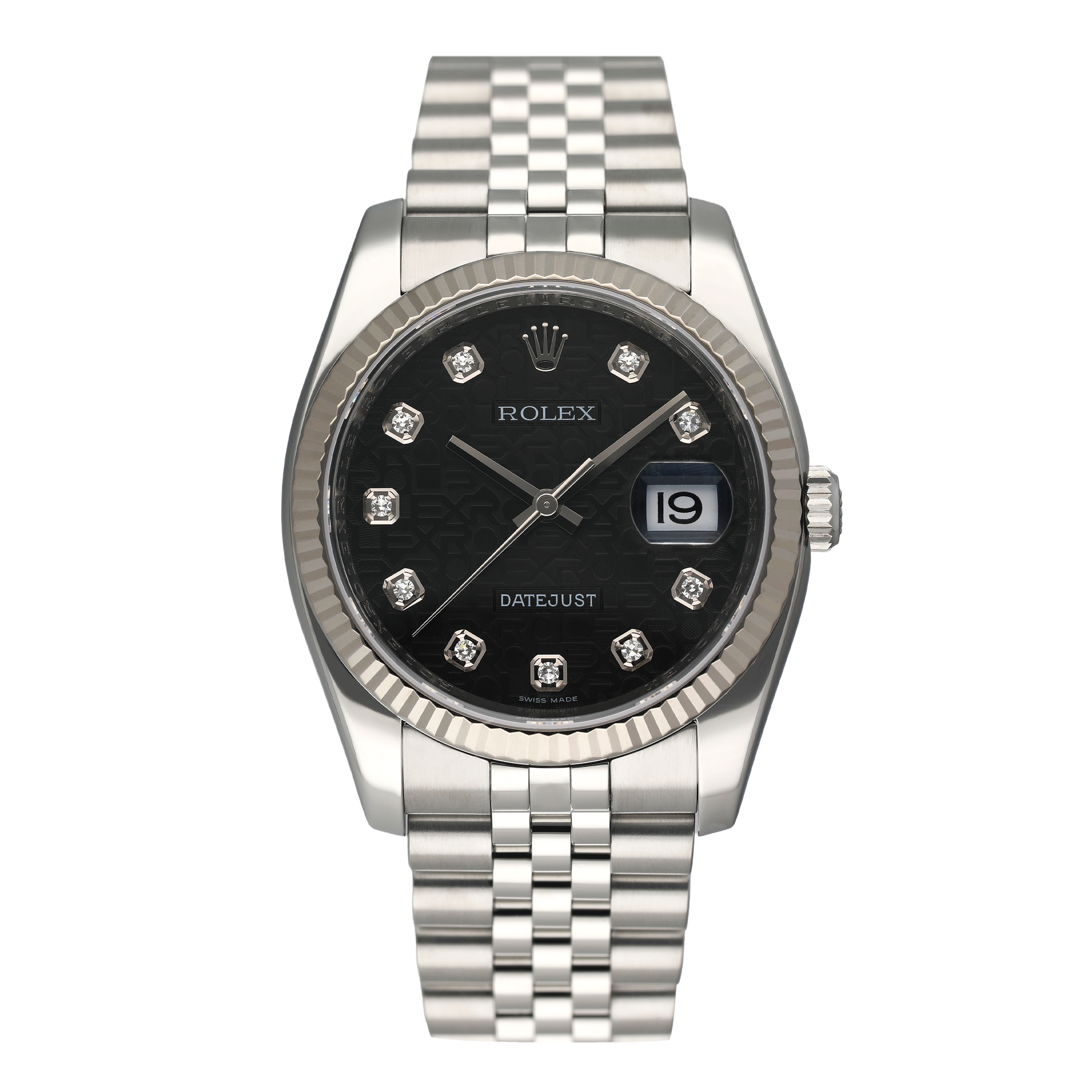Rolex Datejust 116234 Silver Dial Mens Watch Box Papers - Watches