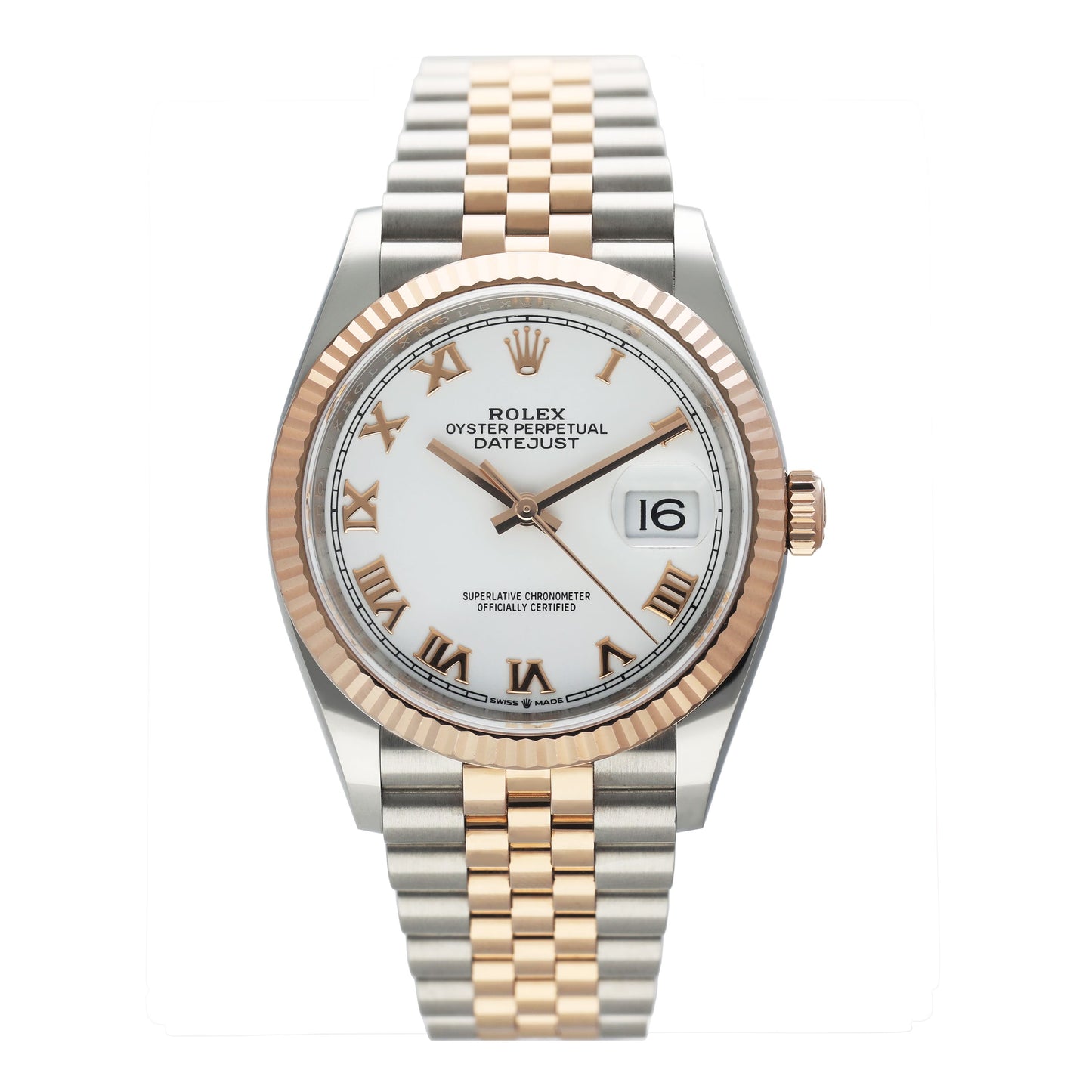 Rolex Datejust 126231 White Dial Mens Watch Box Papers