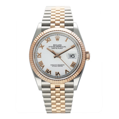 Rolex Datejust 126231 White Dial Mens Watch Box Papers