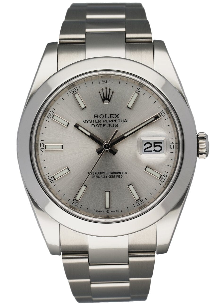 Rolex Datejust 126300 Stainless steel Men’s Watch Box & Papres - Wristwatch