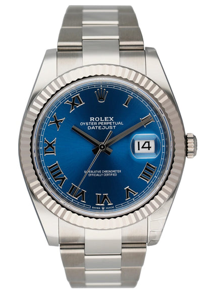 Rolex Datejust 126334 Blue Dial Mens Watch Box & Papers - Wristwatch