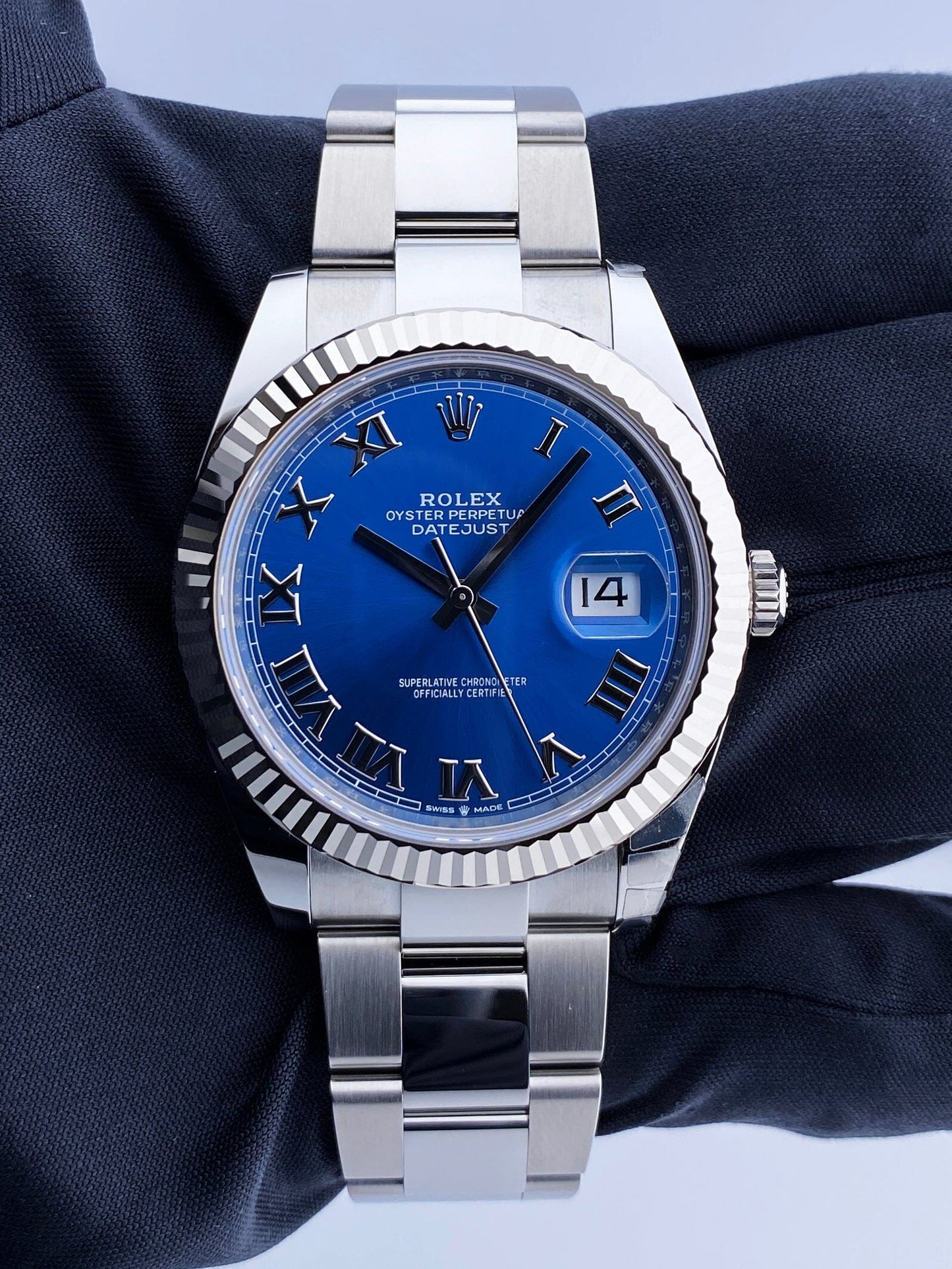 Rolex Datejust 126334 Blue Dial Mens Watch Box & Papers - Wristwatch