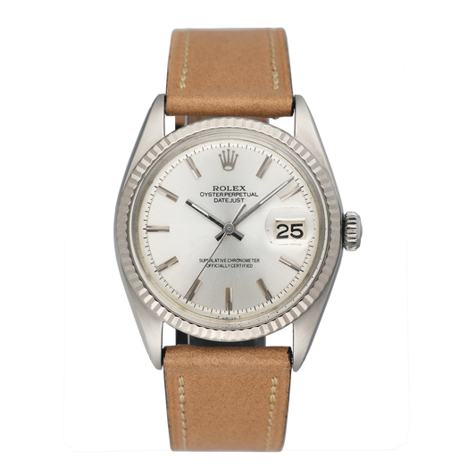 Rolex Datejust 1601 Silver Dial Stainless Steel Mens Watch - Watches