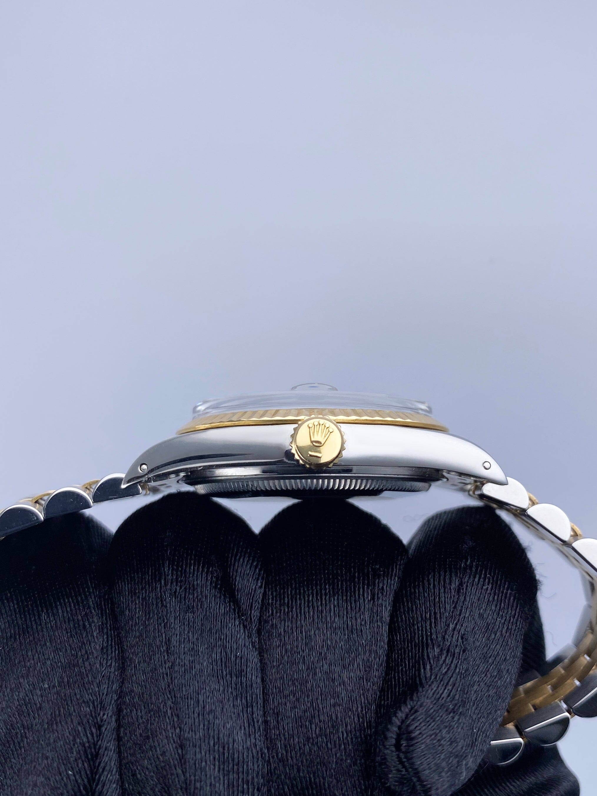 Rolex Datejust 16013 Black Dial Mens Watch Box Papers | – Phigora