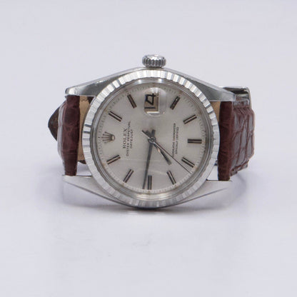 Rolex Datejust 1603 Silver Dial Mens Watch - Watches