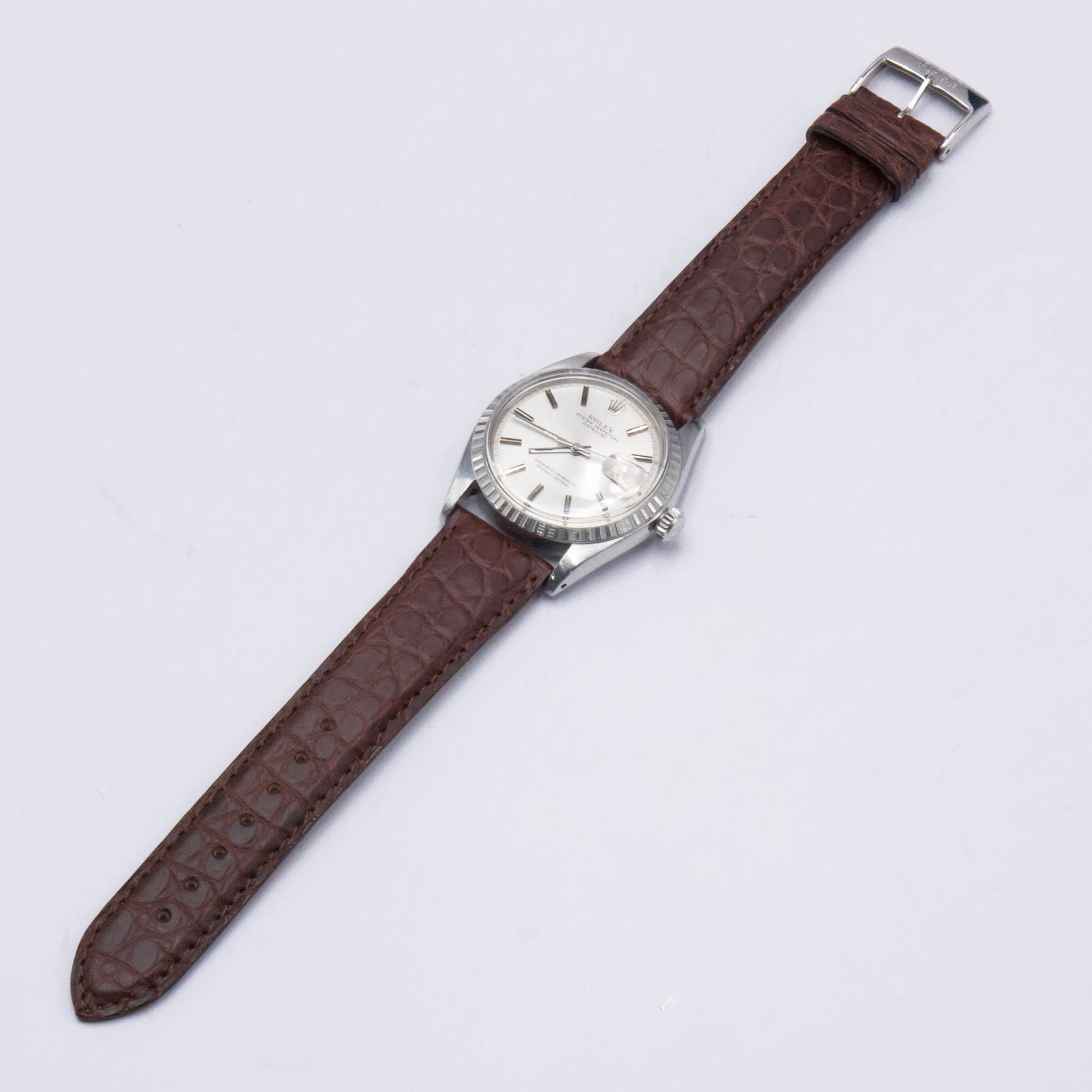 Rolex Datejust 1603 Silver Dial Mens Watch - Watches