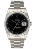 Rolex Datejust 16200 Black Dial Mens Watch - Wristwatch