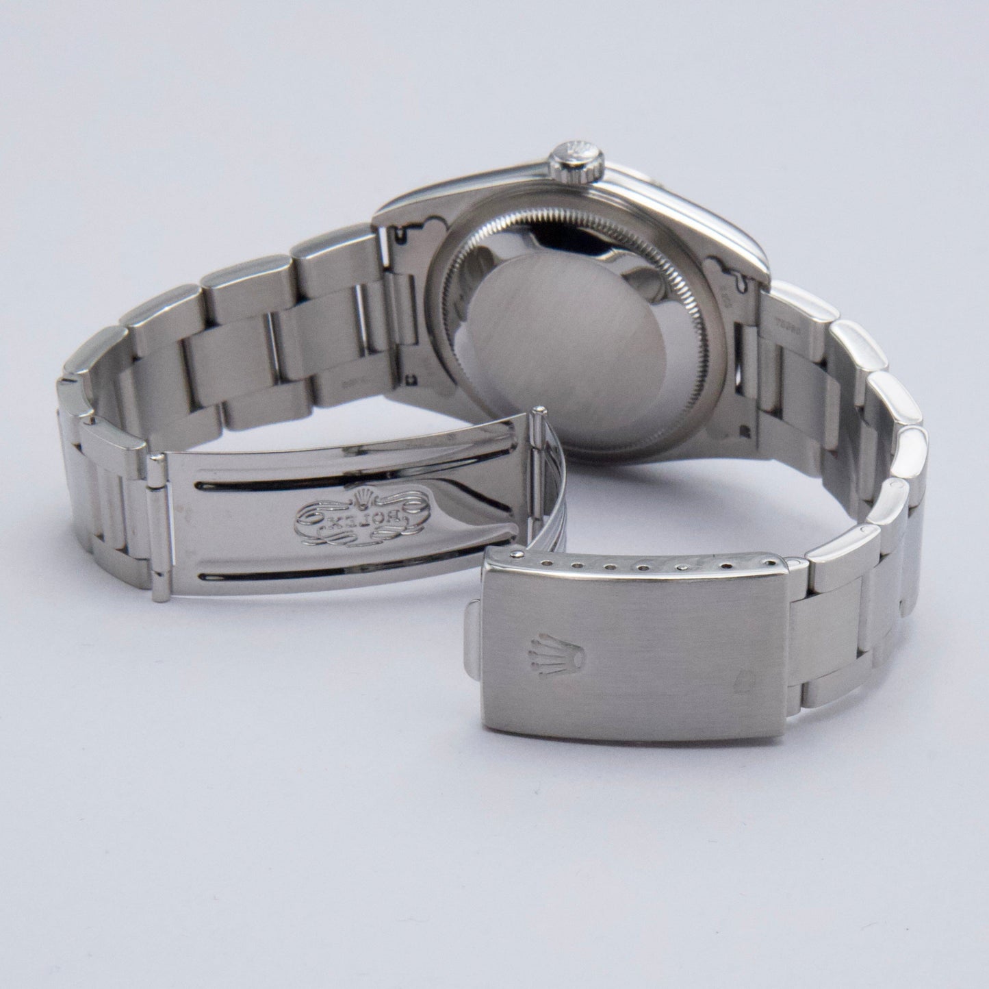 Rolex Datejust 16200 Roman Silver Dial Mens Watch Box Papers - Watches