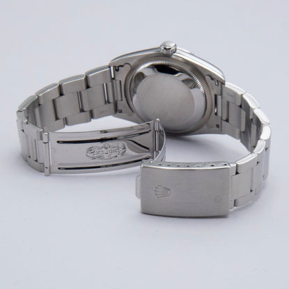 Rolex Datejust 16200 Roman Silver Dial Mens Watch Box Papers - Watches