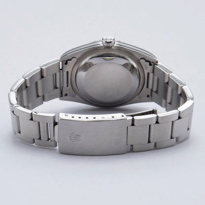 Rolex Datejust 16200 Roman Silver Dial Mens Watch Box Papers - Watches