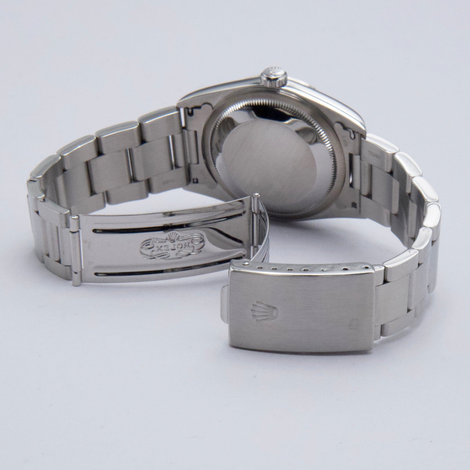 Rolex Datejust 16200 Roman Silver Dial Mens Watch Box Papers - Watches
